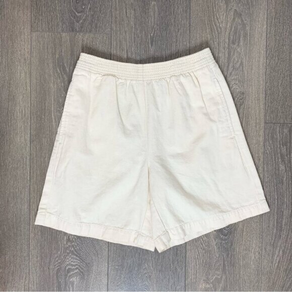 Aritzia Wilfred Free Nova 7" Boxer Shorts High Rise waist  Linen Cotton Size XS - Picture 3 of 15